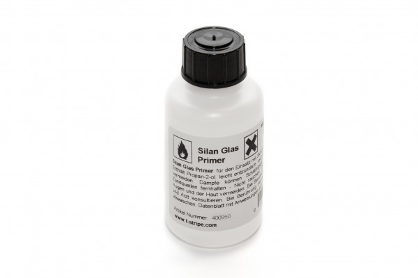Silane Glass Primer is essential for priming plastic, metal or painted metal glazing bars bonded to glass windows